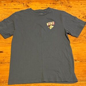 Vans Navy Tee with Graphic Logo